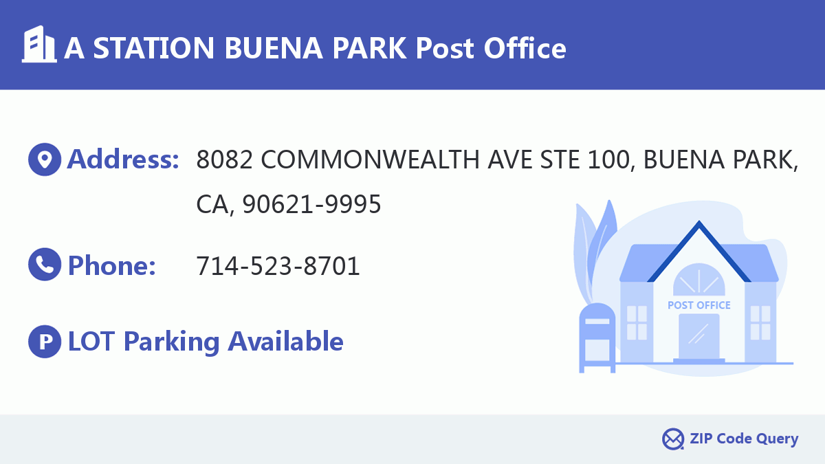 Post Office:A STATION BUENA PARK