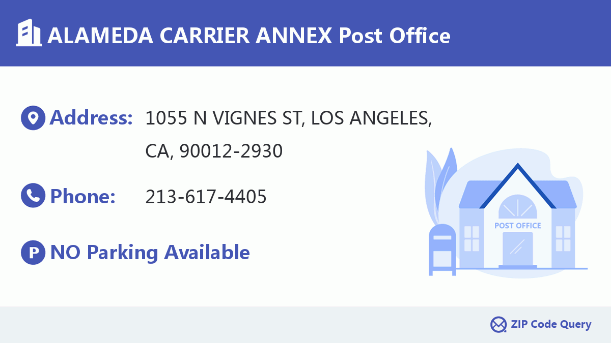 Post Office:ALAMEDA CARRIER ANNEX