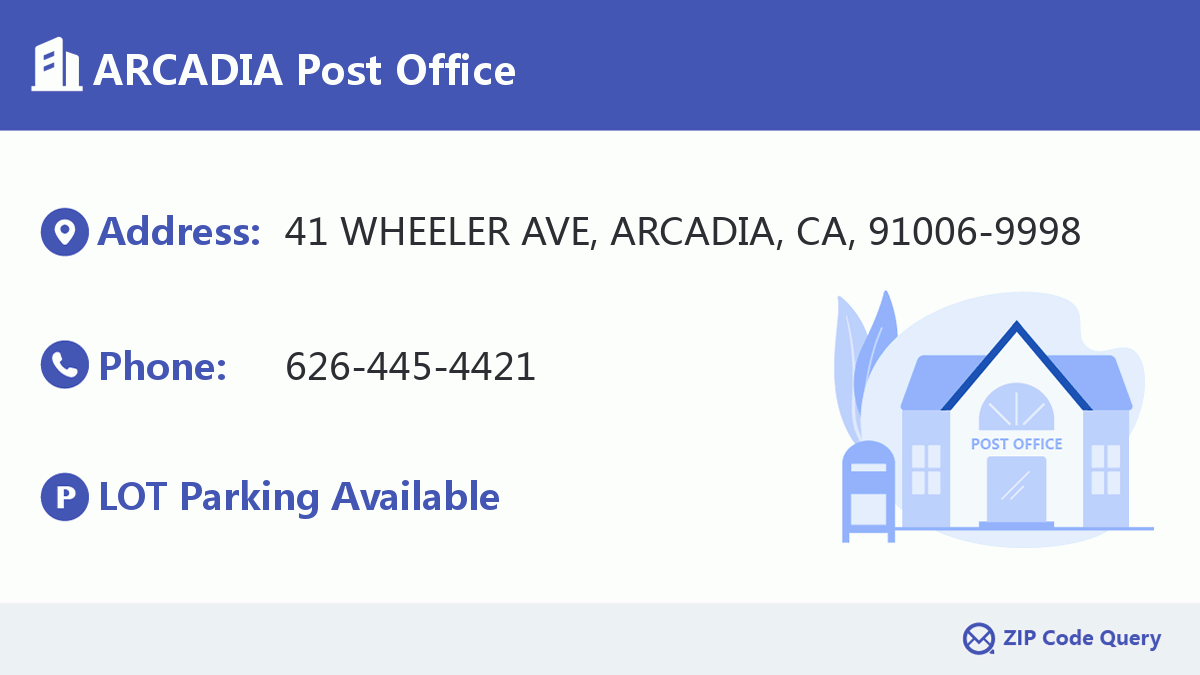 Post Office:ARCADIA