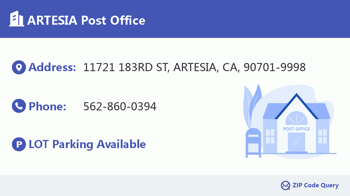 Post Office:ARTESIA