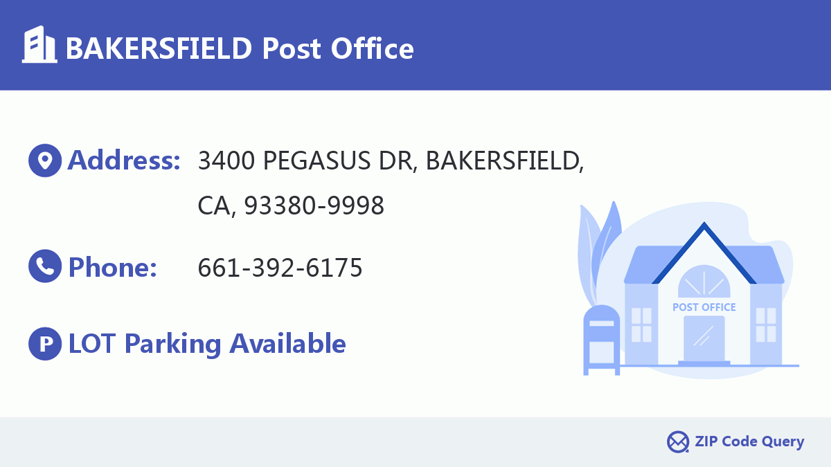 Post Office:BAKERSFIELD
