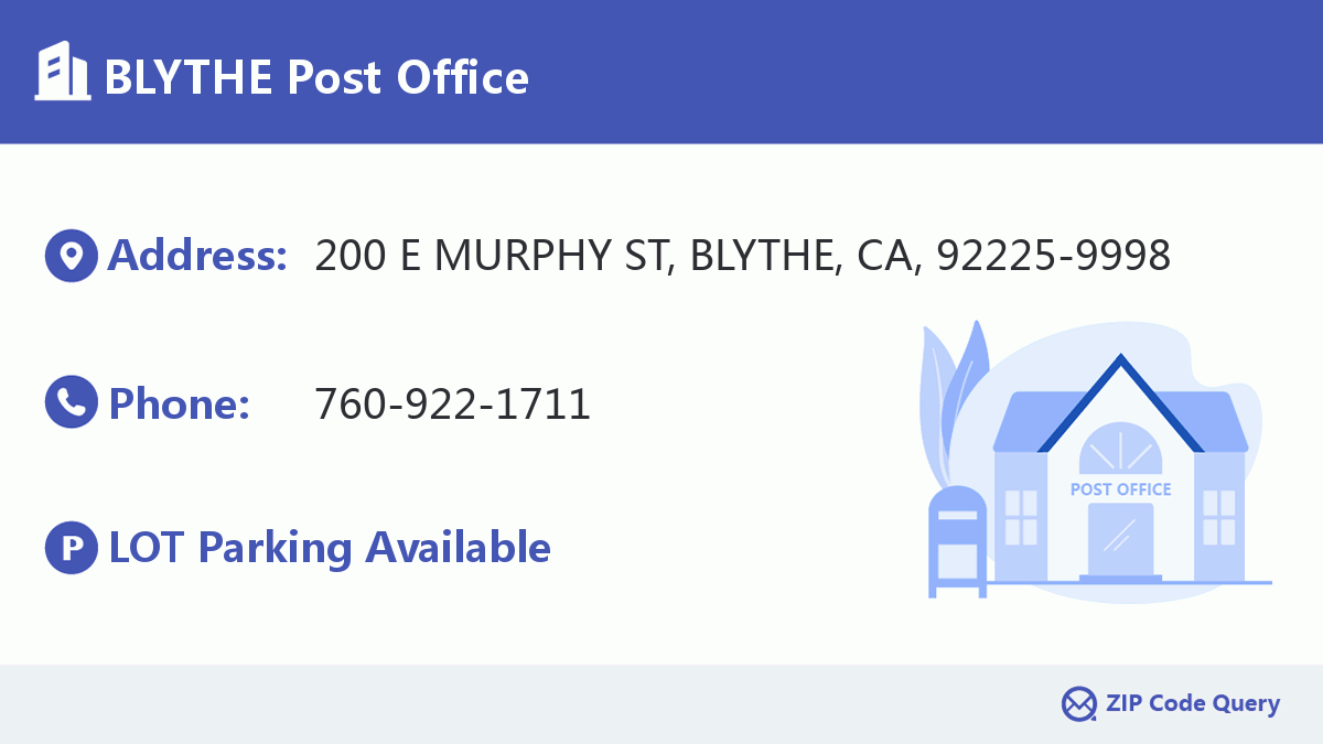 Post Office:BLYTHE