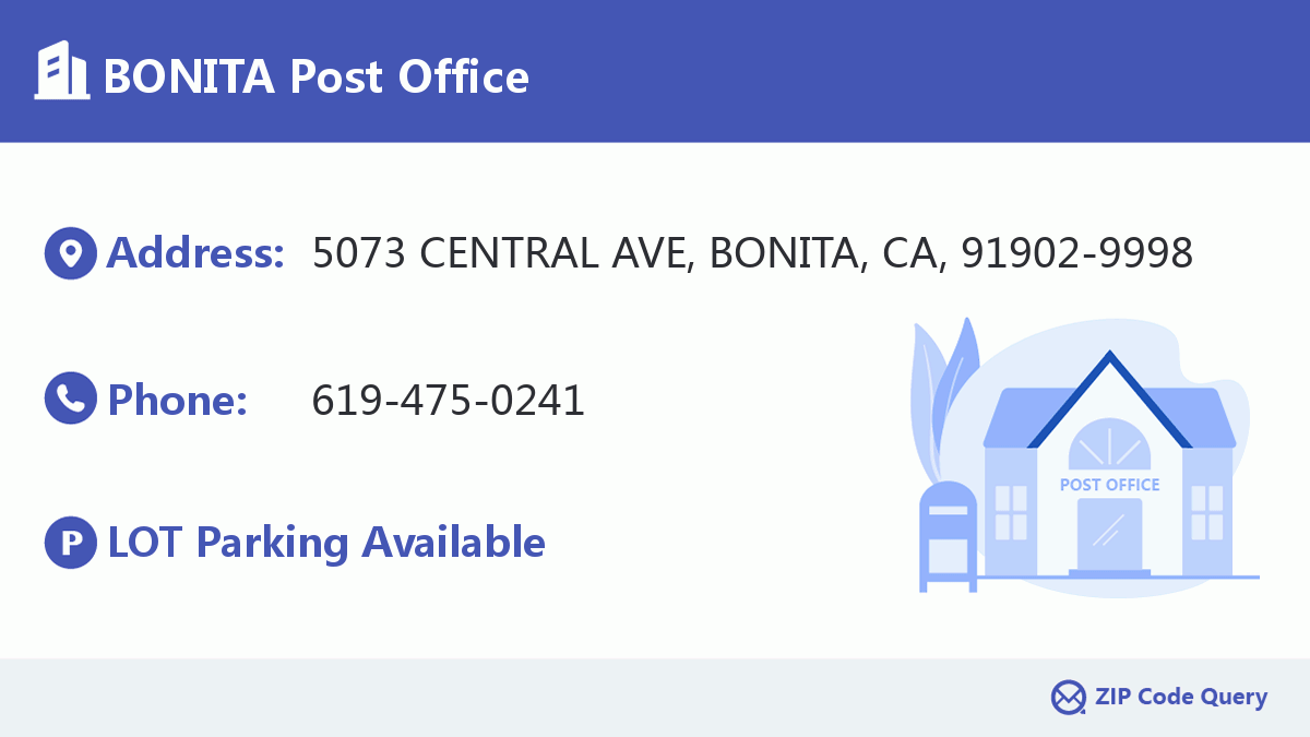 Post Office:BONITA