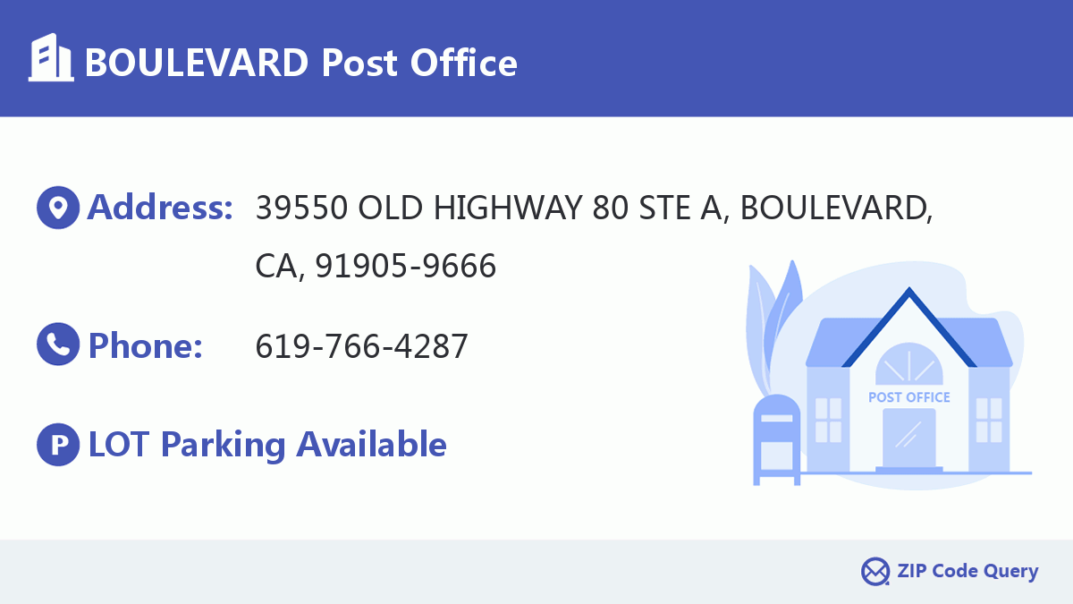 Post Office:BOULEVARD