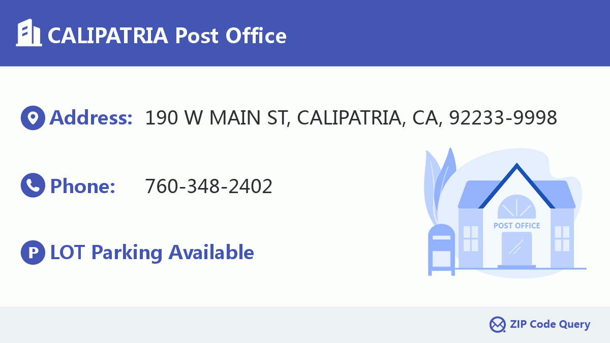Post Office:CALIPATRIA