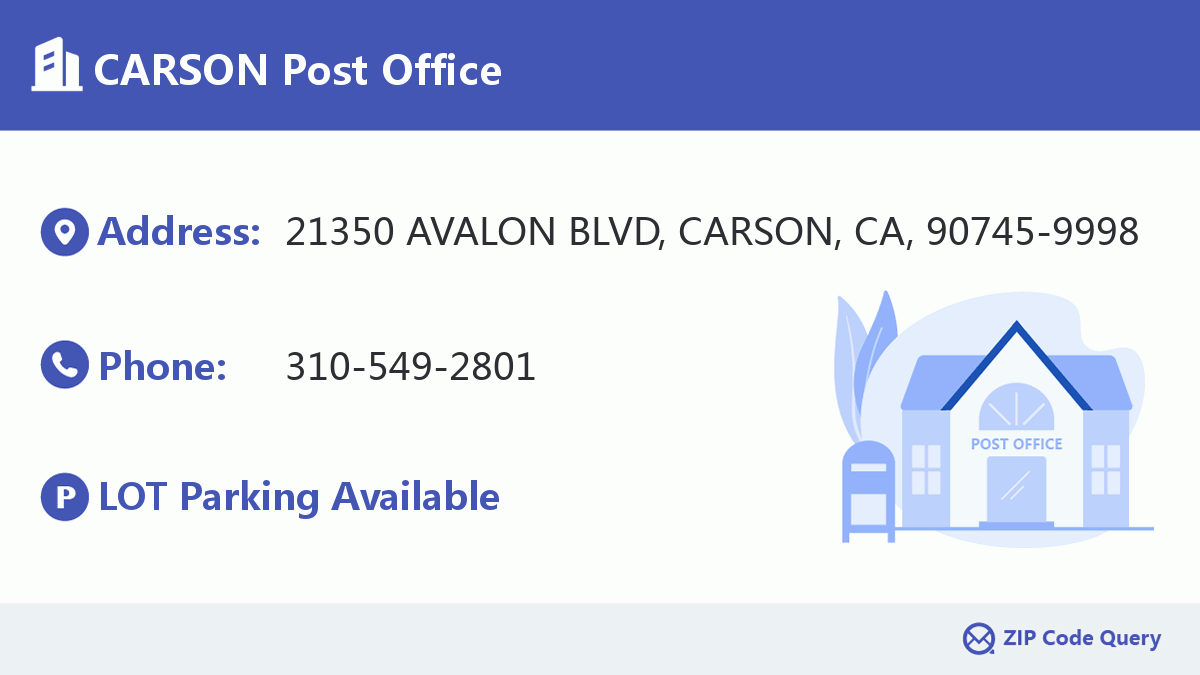 Post Office:CARSON