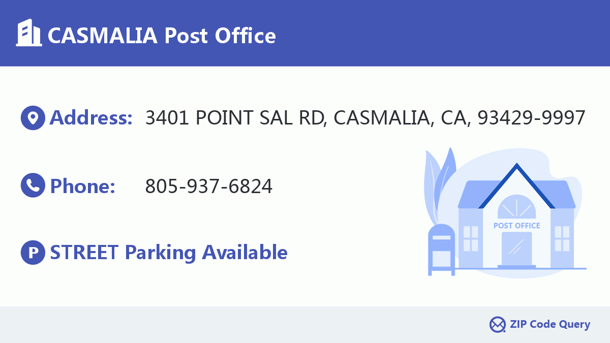Post Office:CASMALIA