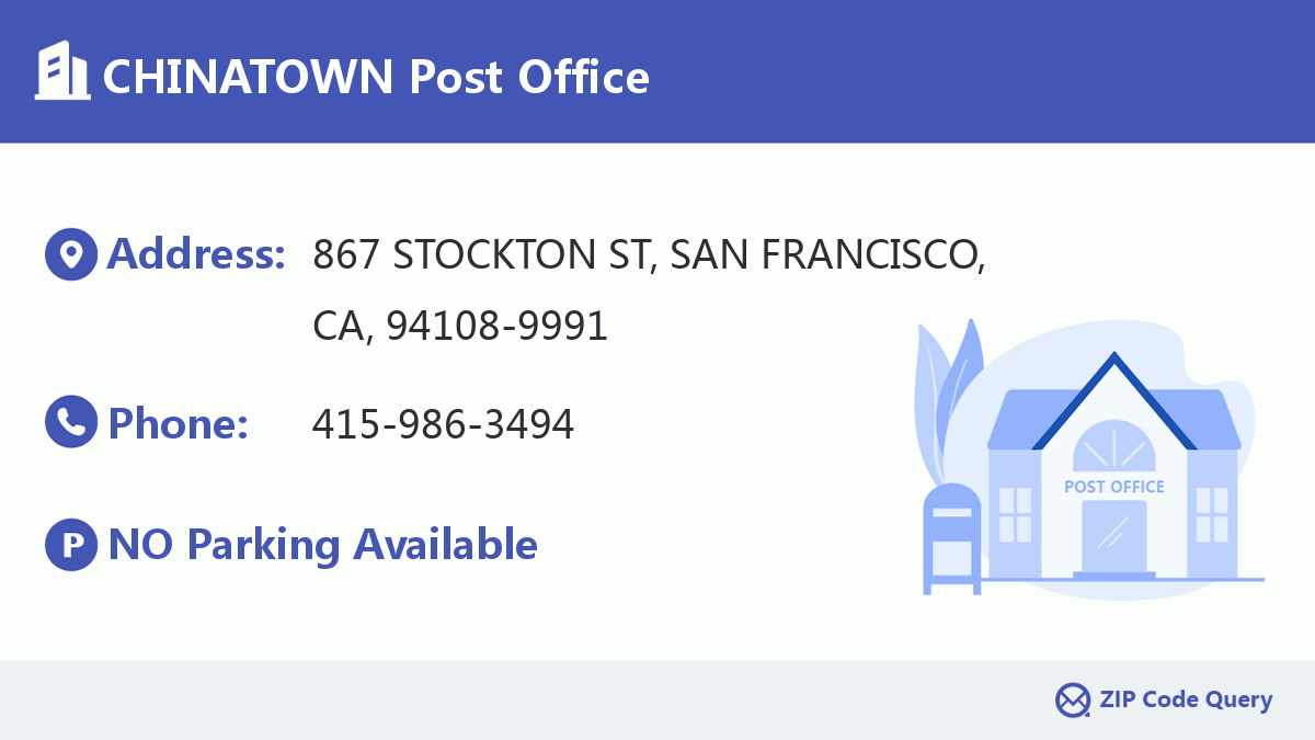 Post Office:CHINATOWN