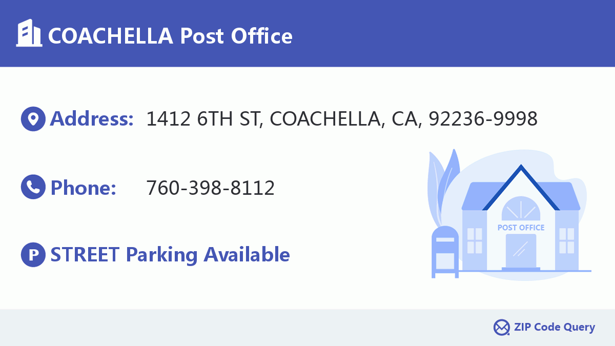 Post Office:COACHELLA