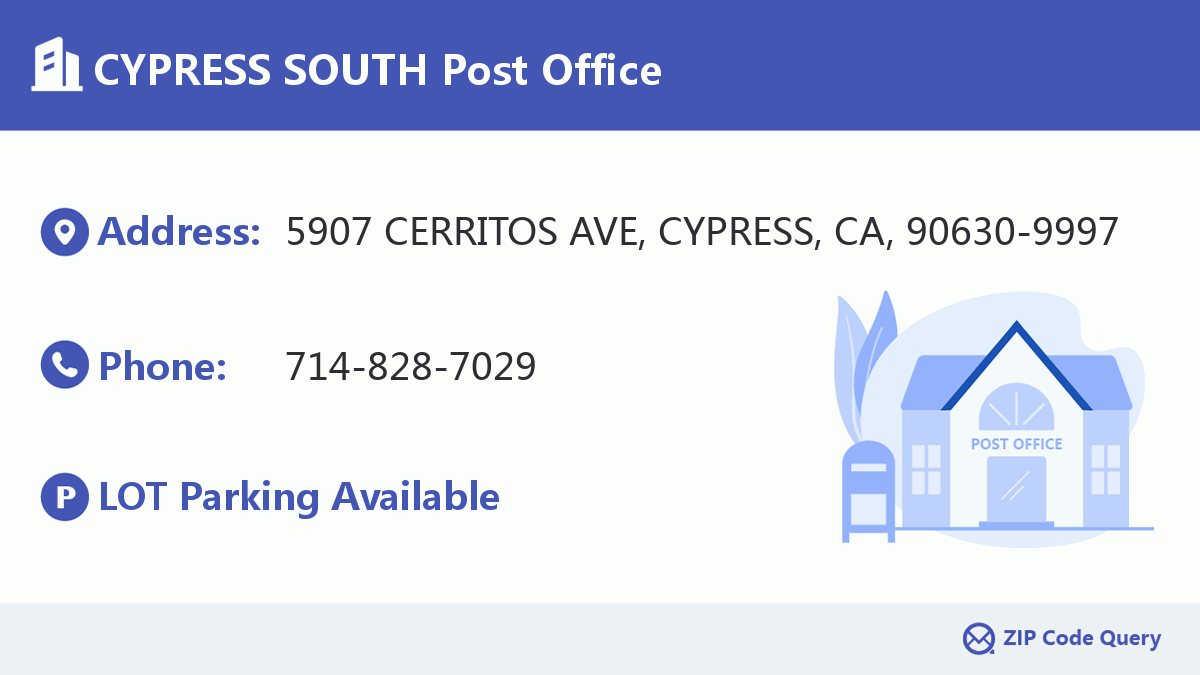 Post Office:CYPRESS SOUTH