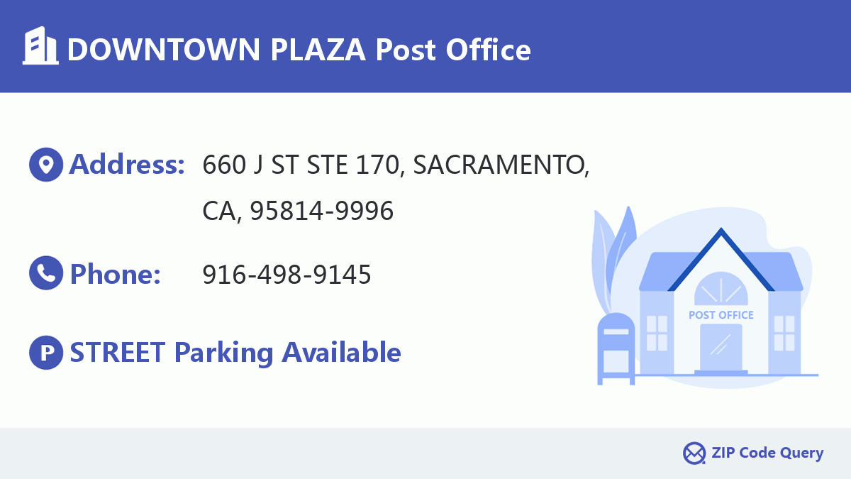 Post Office:DOWNTOWN PLAZA