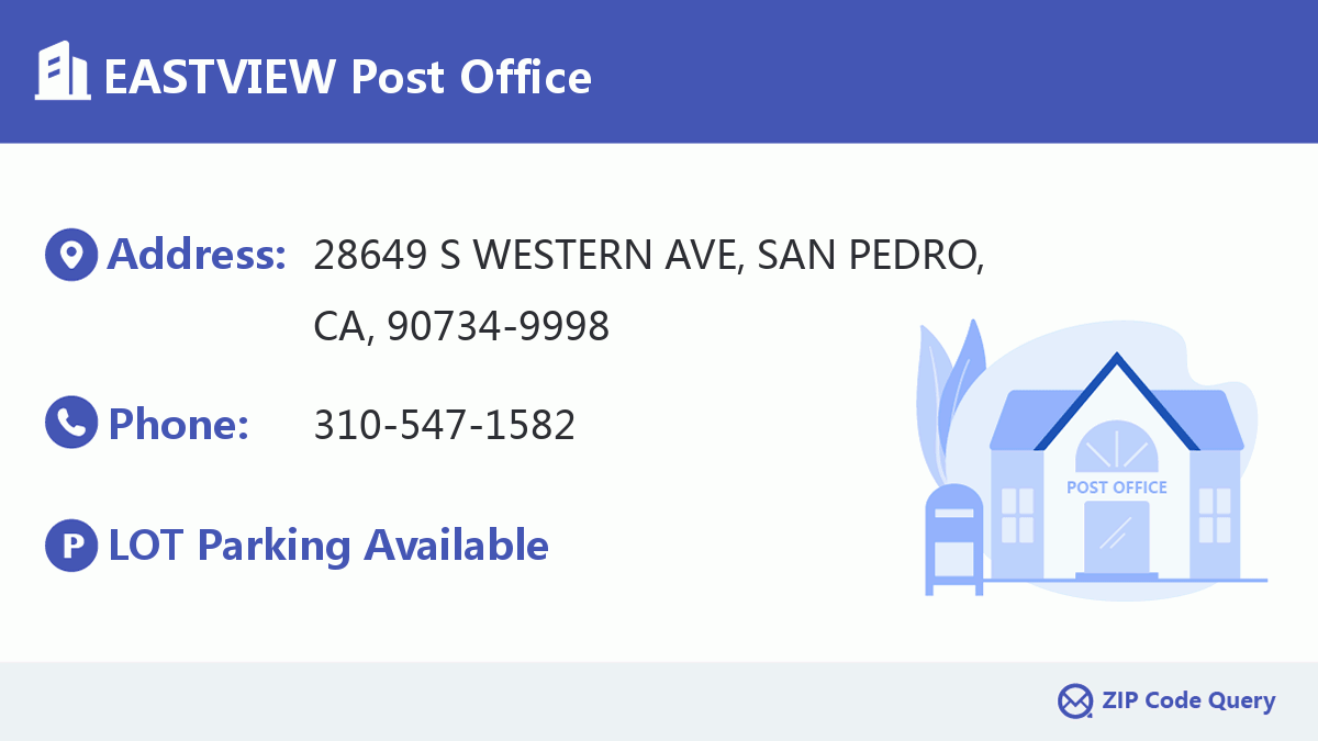 Post Office:EASTVIEW