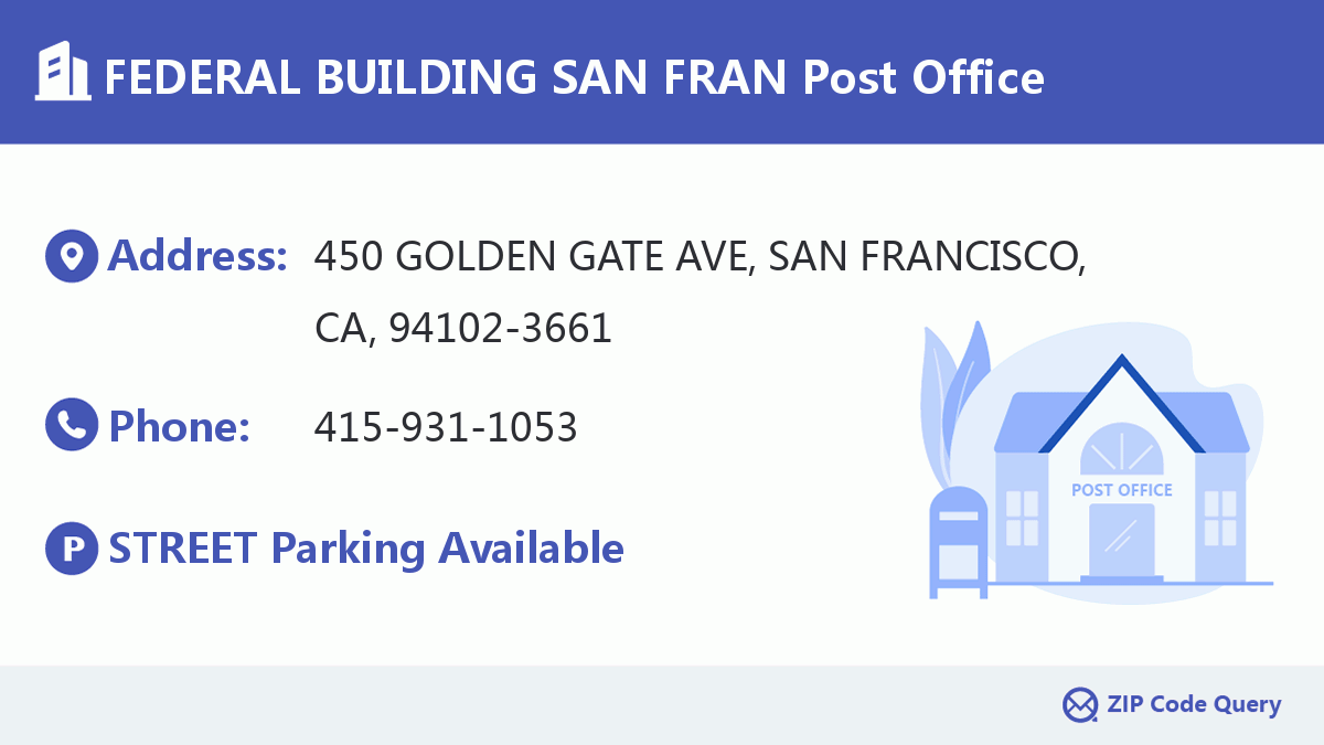 Post Office:FEDERAL BUILDING SAN FRAN