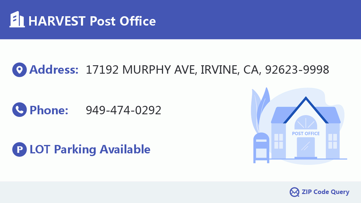 Post Office:HARVEST
