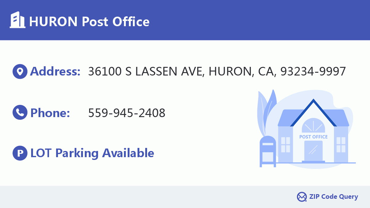 Post Office:HURON