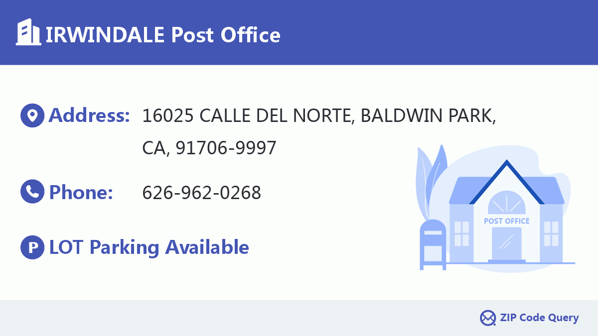 Post Office:IRWINDALE
