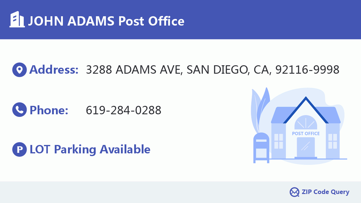 Post Office:JOHN ADAMS