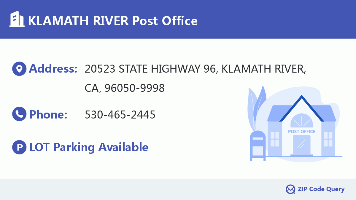 Post Office:KLAMATH RIVER