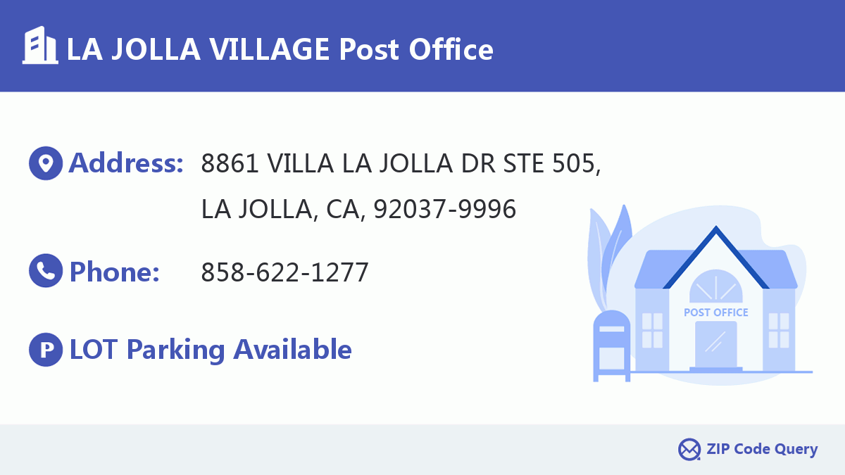 Post Office:LA JOLLA VILLAGE