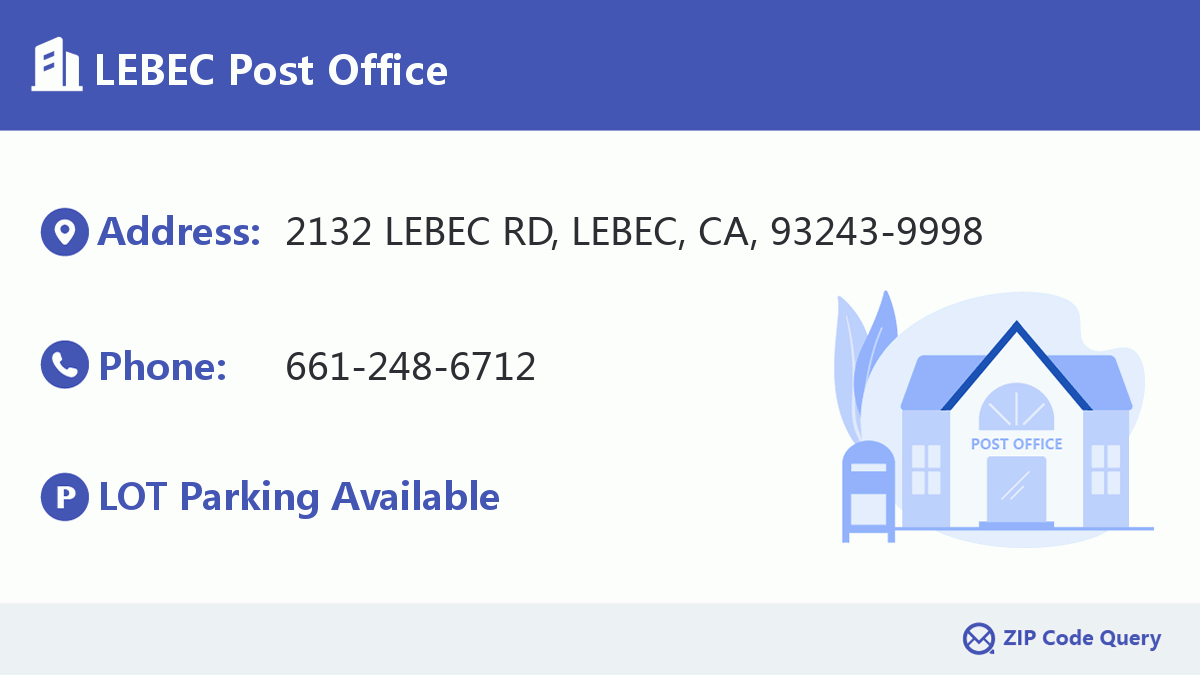 Post Office:LEBEC