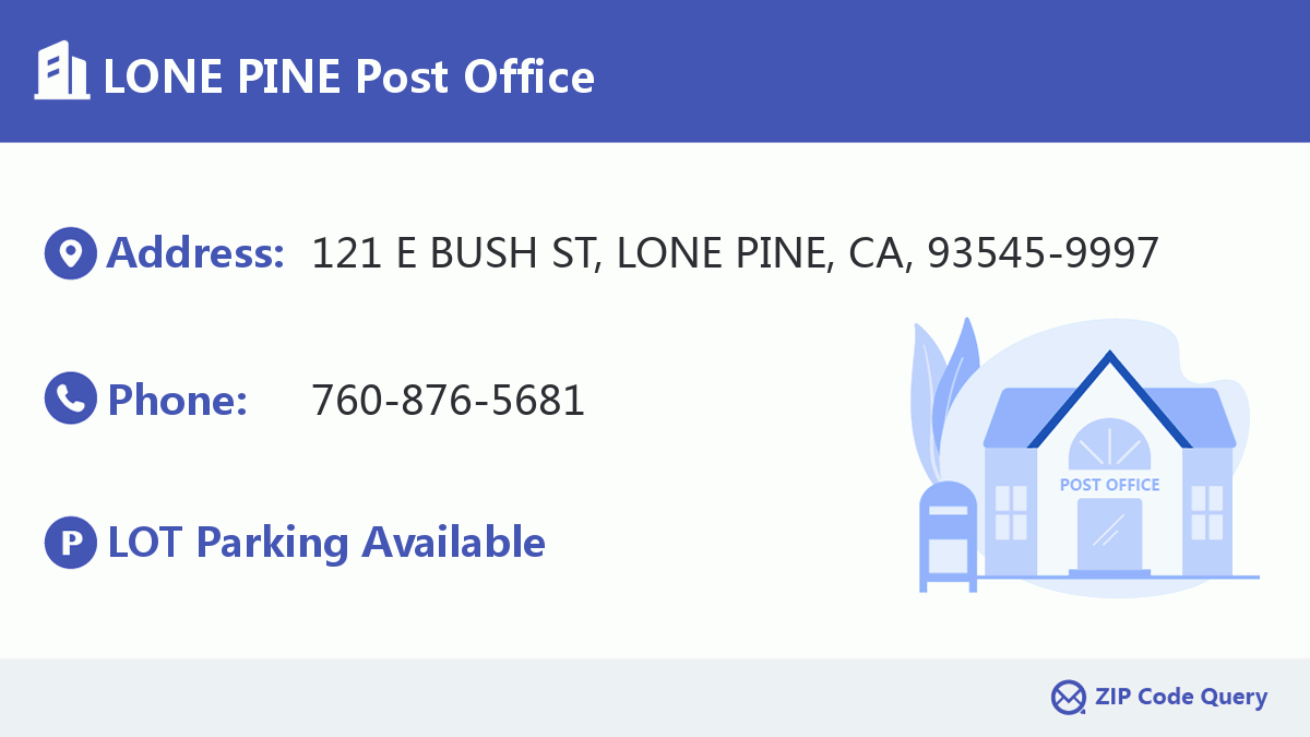 Post Office:LONE PINE