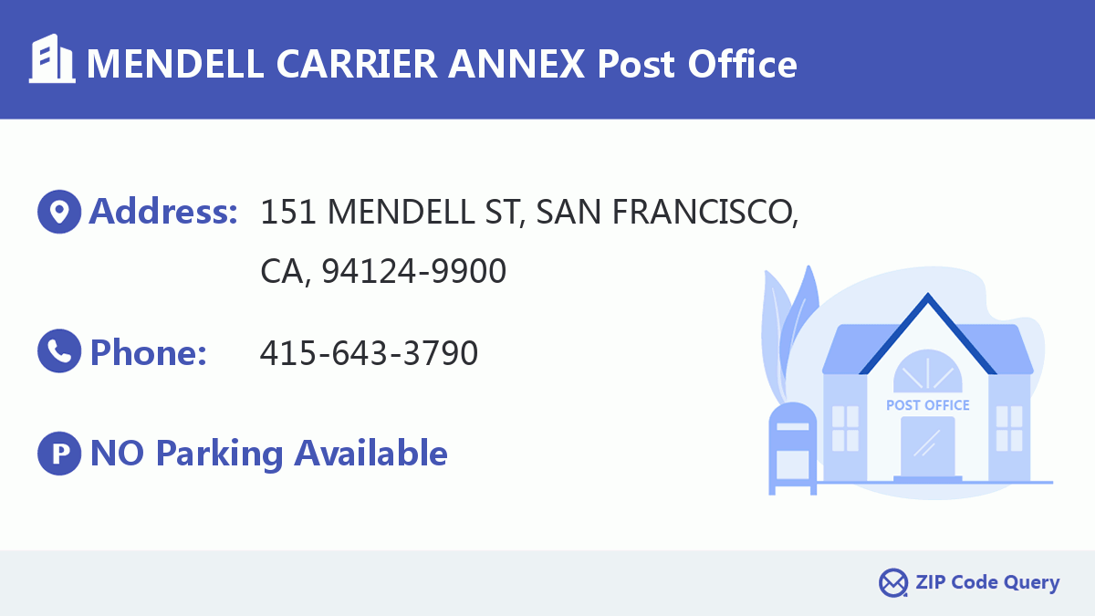 Post Office:MENDELL CARRIER ANNEX