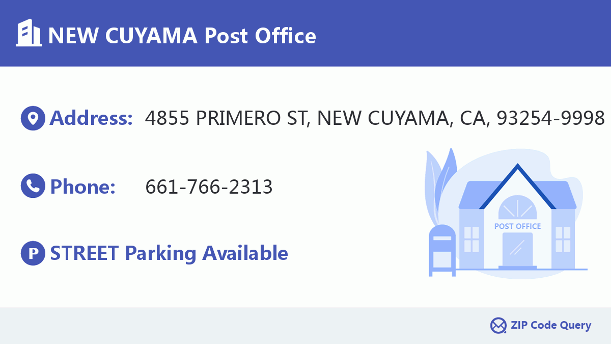Post Office:NEW CUYAMA