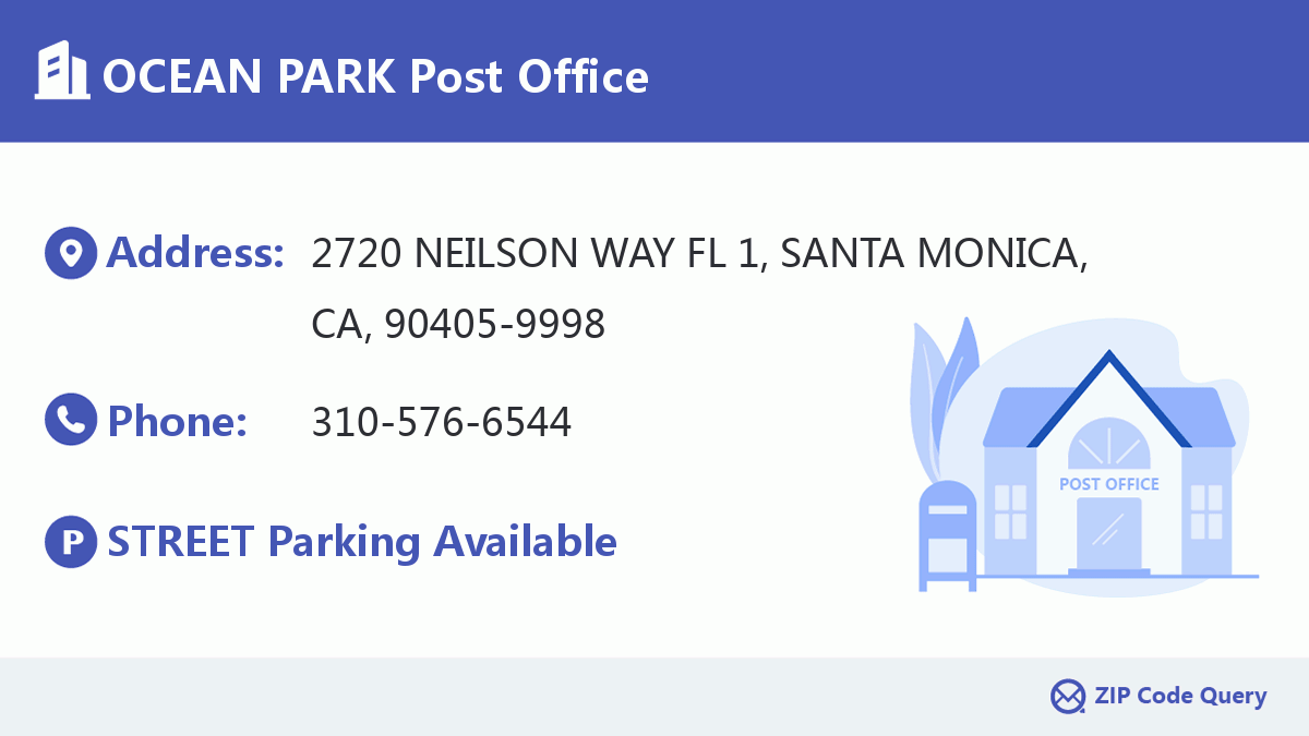 Post Office:OCEAN PARK