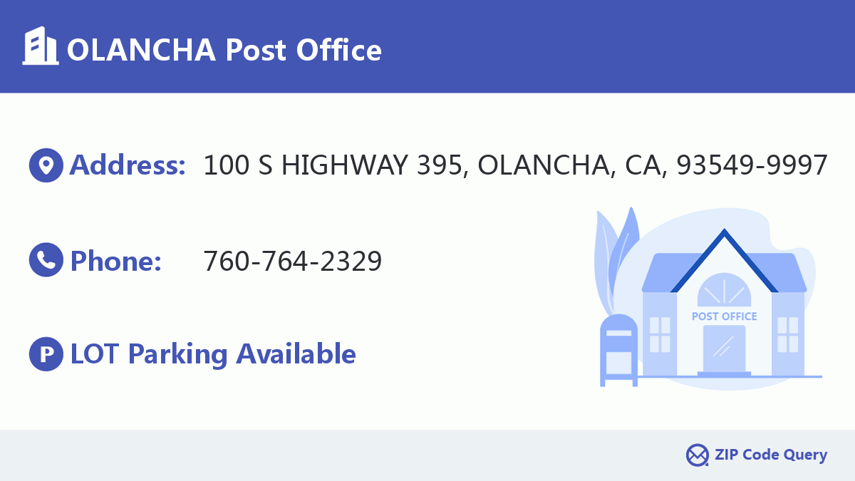 Post Office:OLANCHA