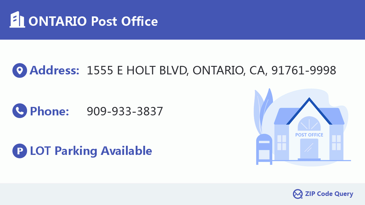 Post Office:ONTARIO