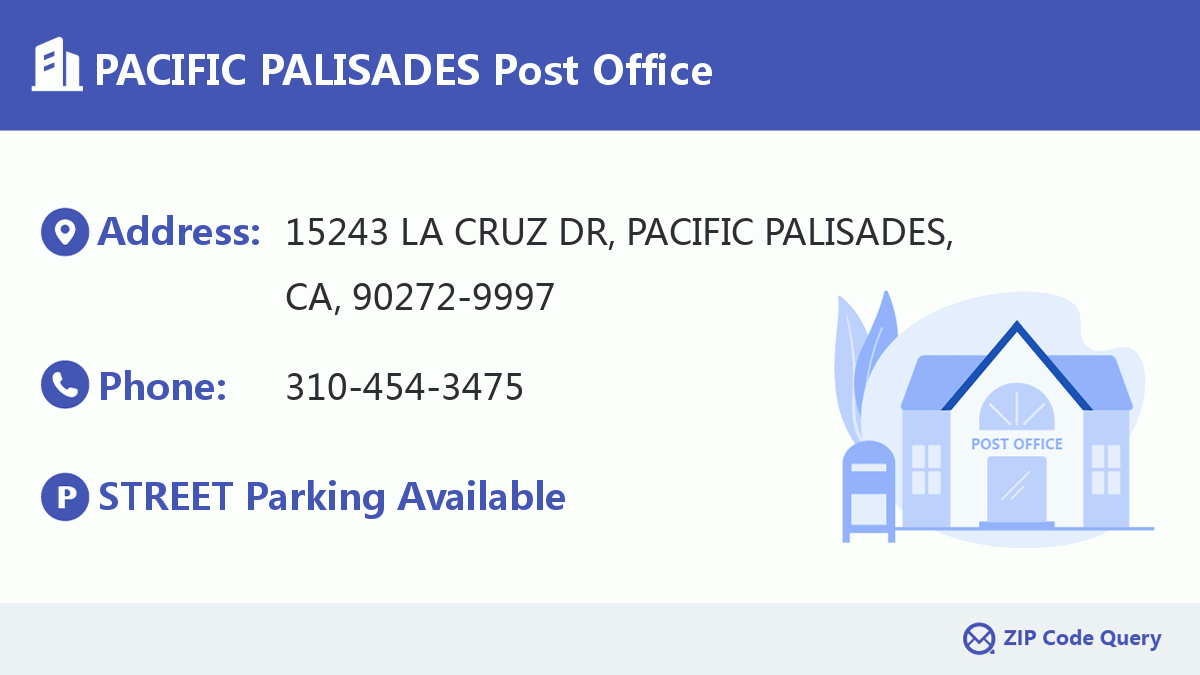 Post Office:PACIFIC PALISADES