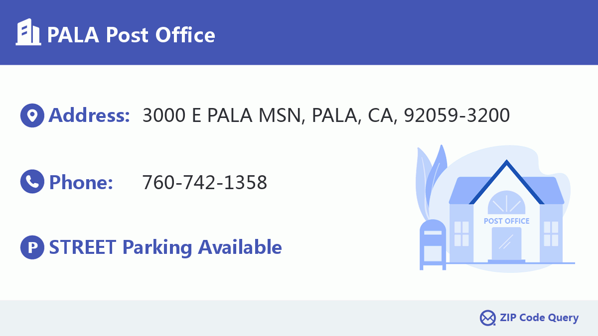 Post Office:PALA