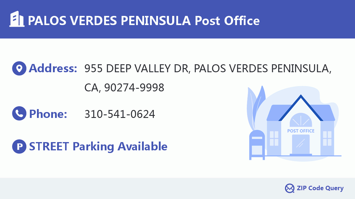 Post Office:PALOS VERDES PENINSULA