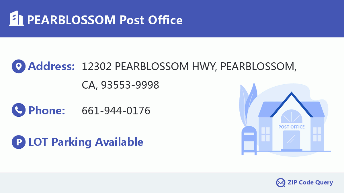 Post Office:PEARBLOSSOM