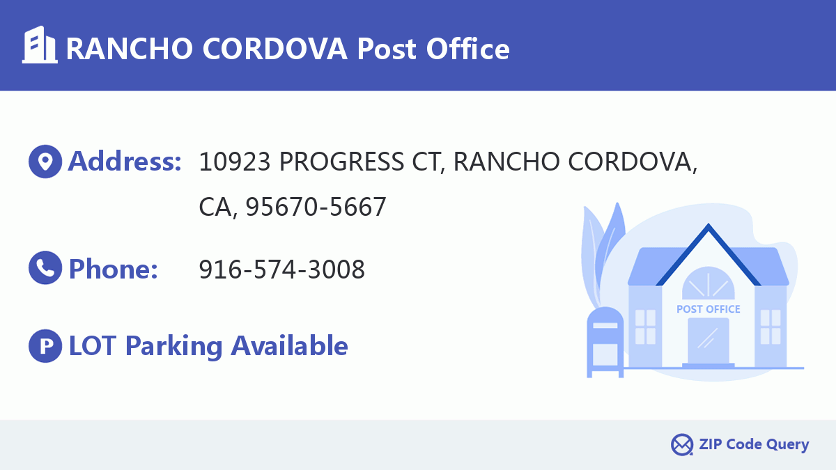 Post Office:RANCHO CORDOVA