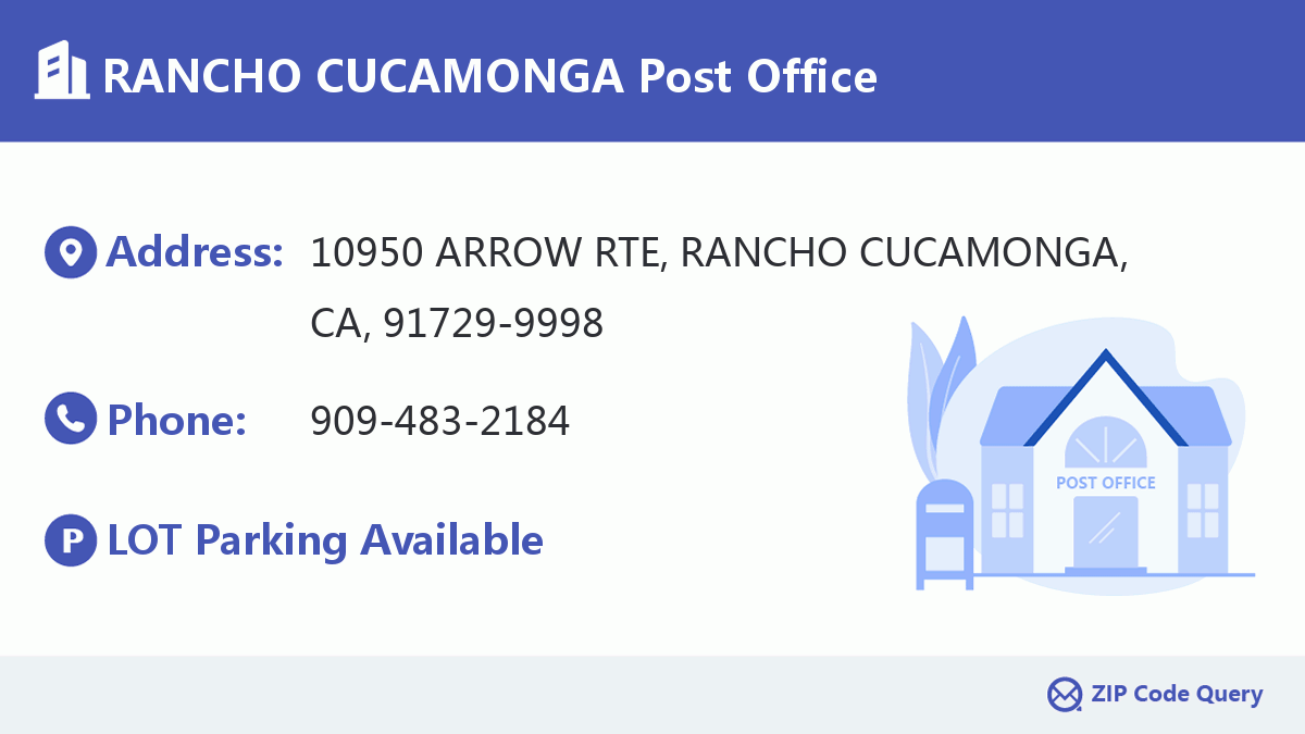 Post Office:RANCHO CUCAMONGA