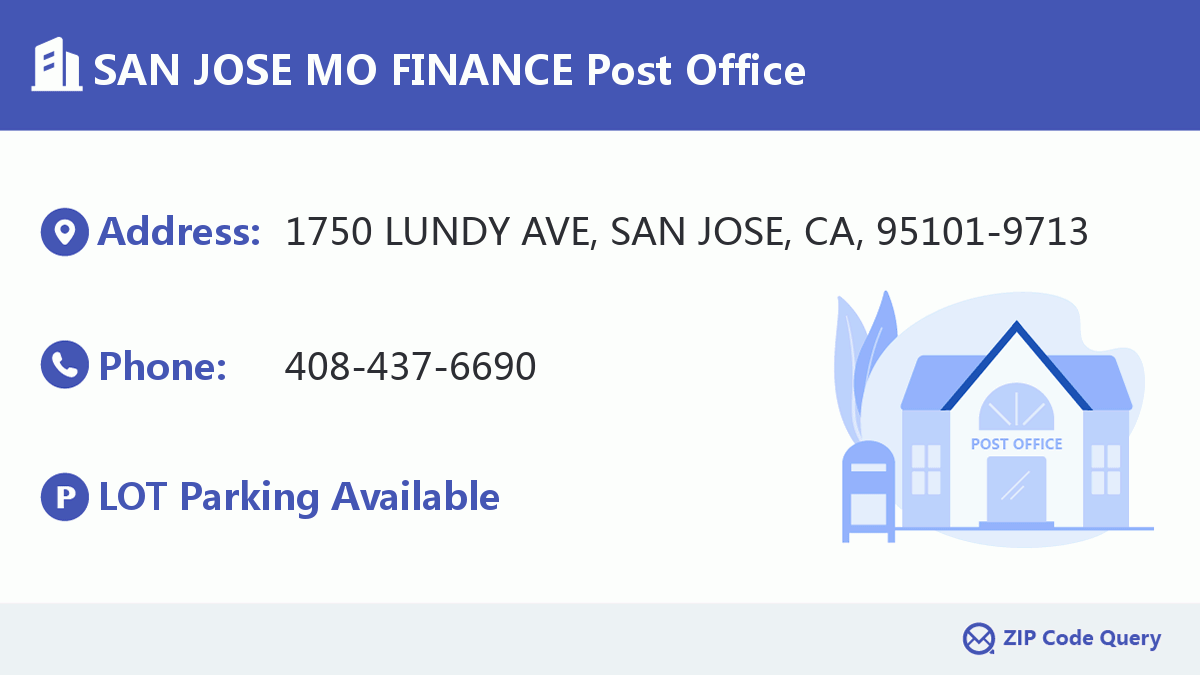 Post Office:SAN JOSE MO FINANCE