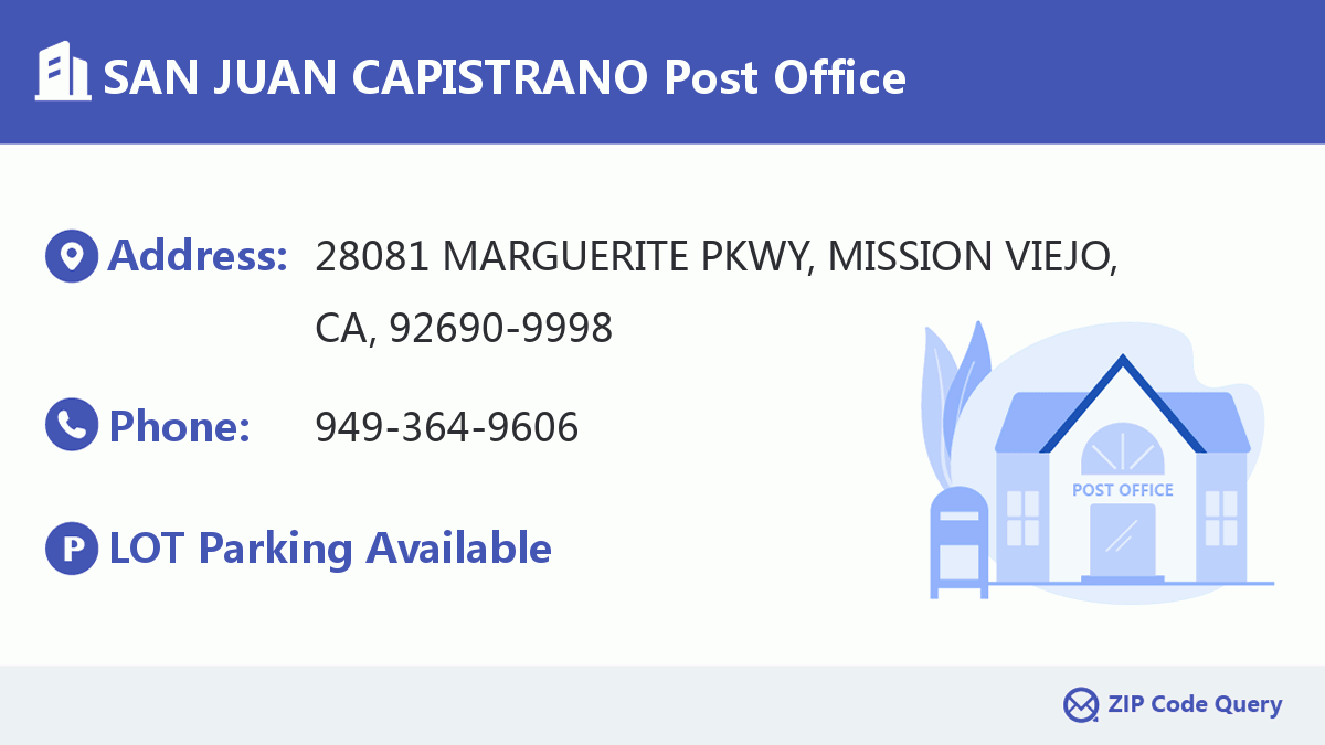 Post Office:SAN JUAN CAPISTRANO