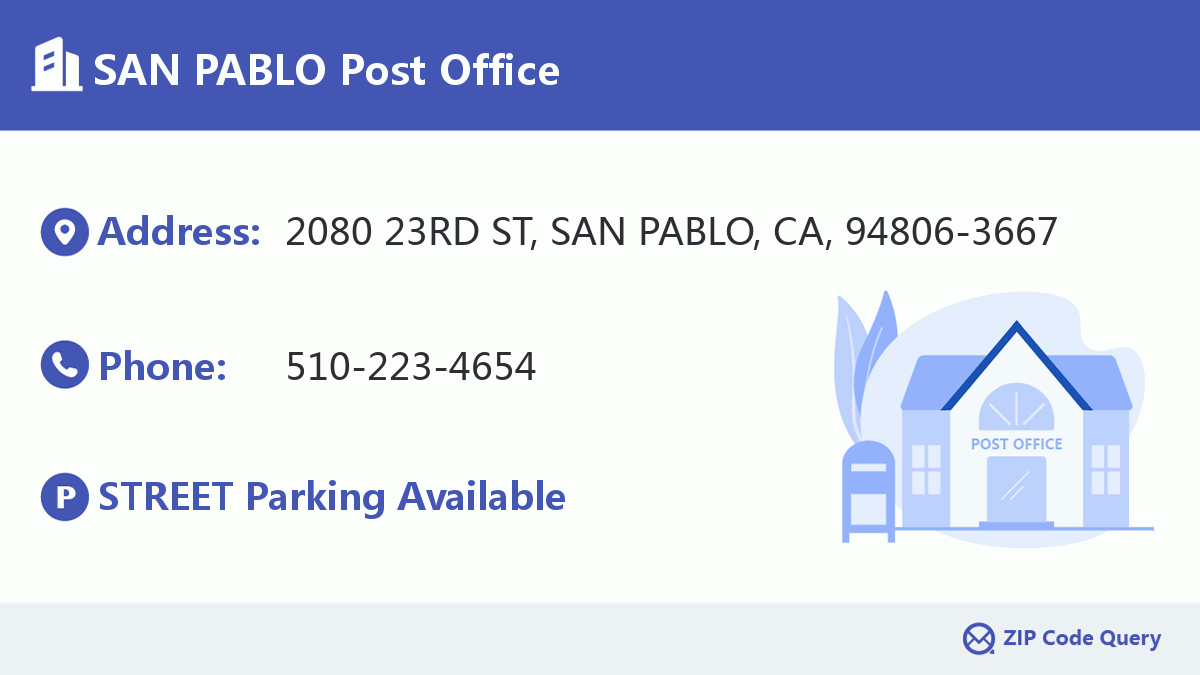 Post Office:SAN PABLO