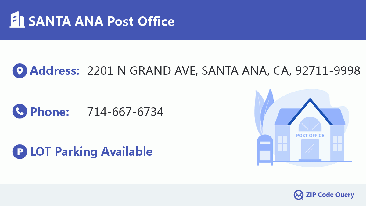 Post Office:SANTA ANA