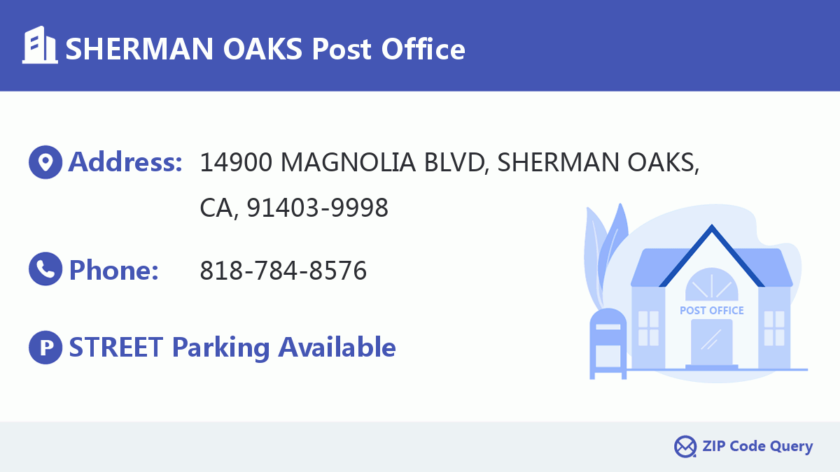 Post Office:SHERMAN OAKS