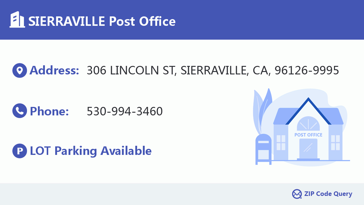 Post Office:SIERRAVILLE