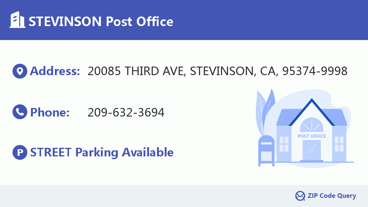 Post Office:STEVINSON