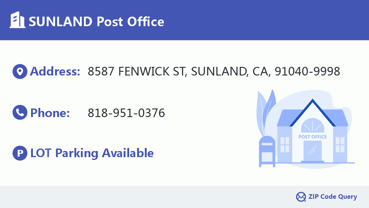 Post Office:SUNLAND