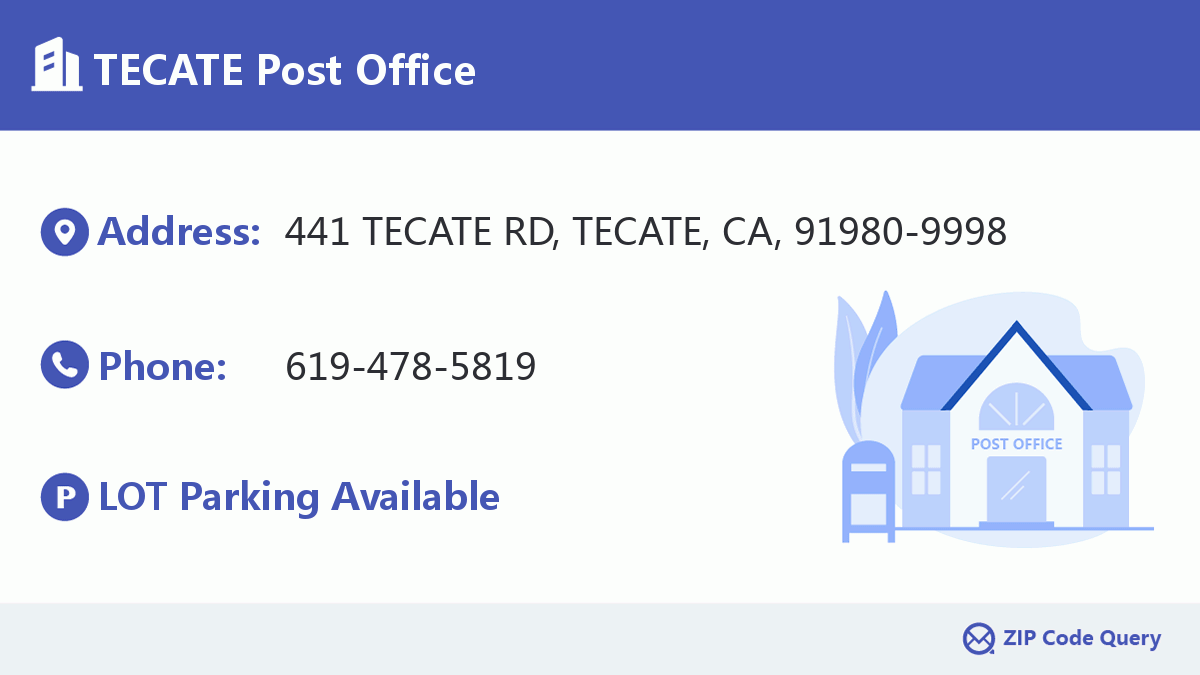 Post Office:TECATE