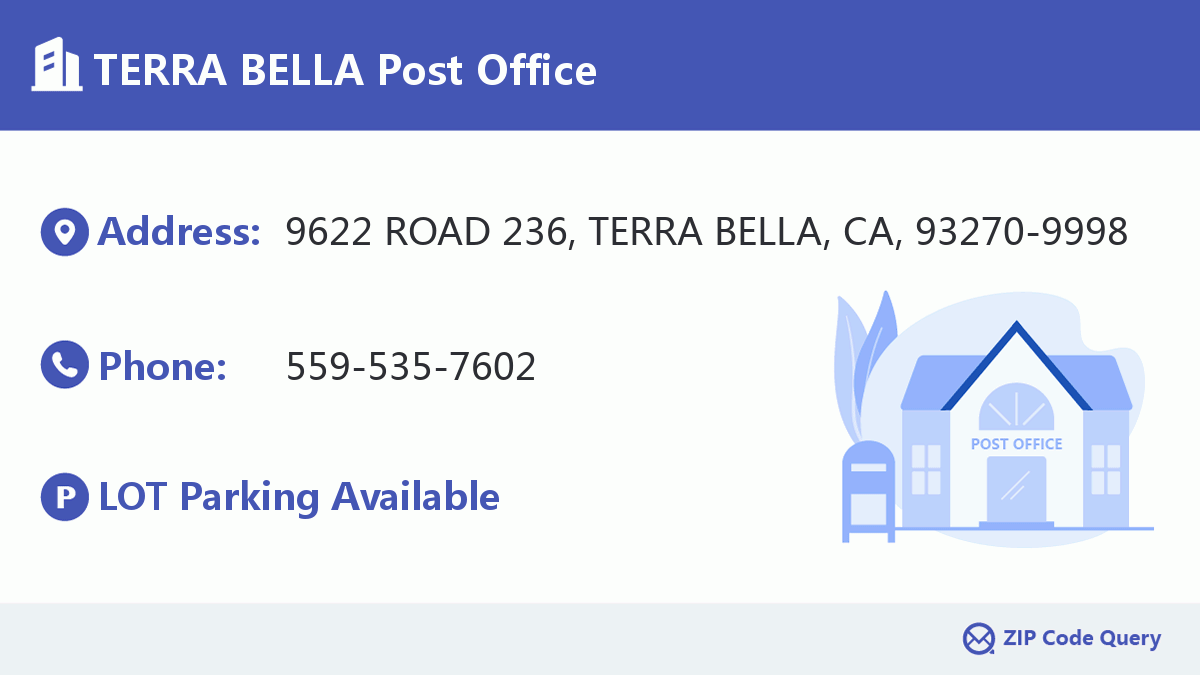 Post Office:TERRA BELLA