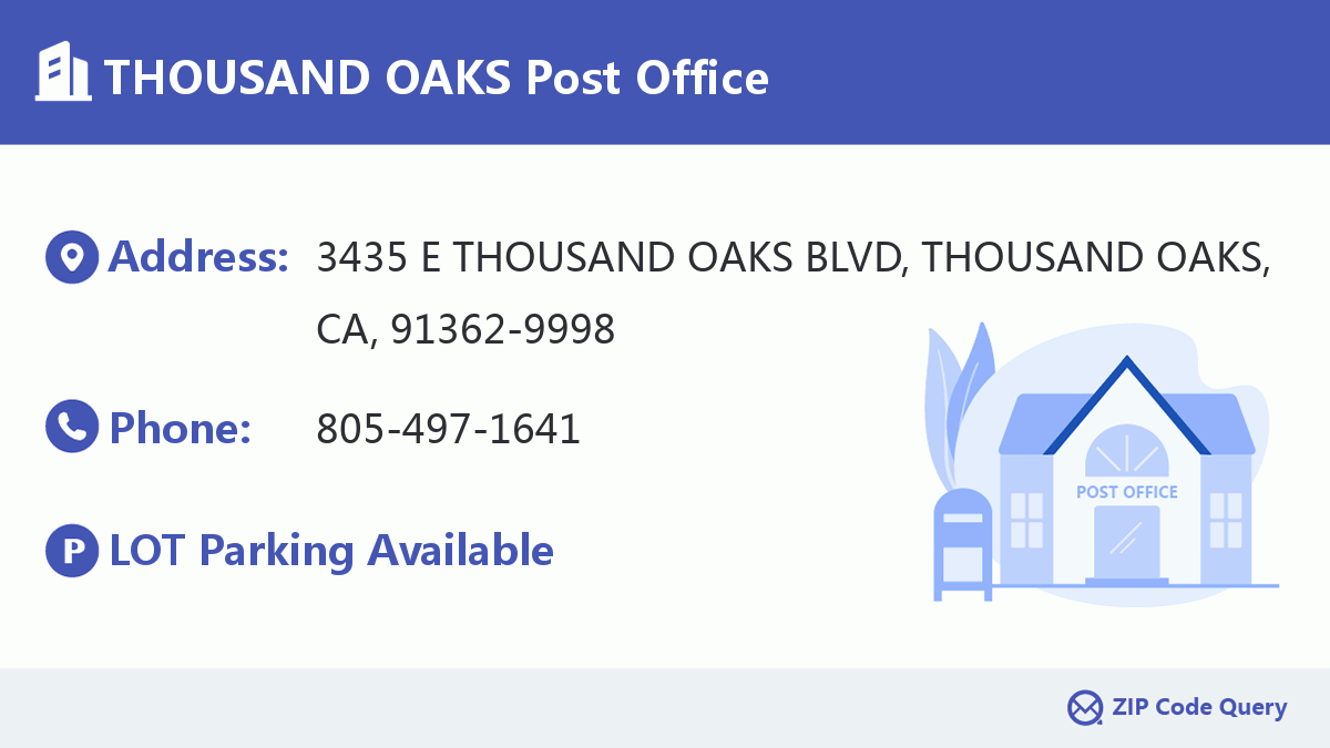 Post Office:THOUSAND OAKS