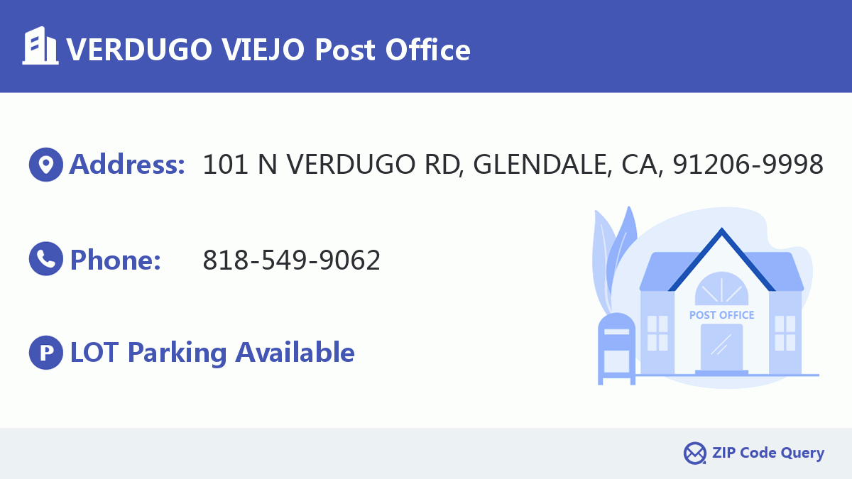 Post Office:VERDUGO VIEJO