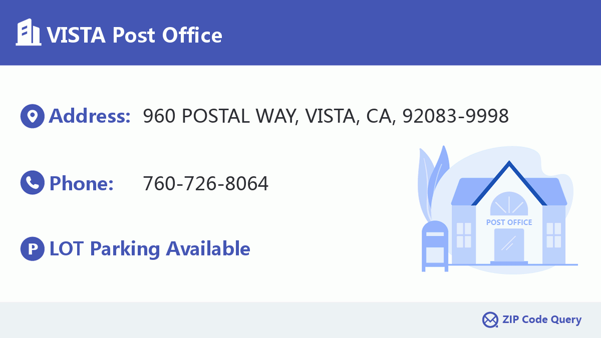 Post Office:VISTA