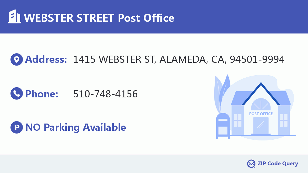 Post Office:WEBSTER STREET